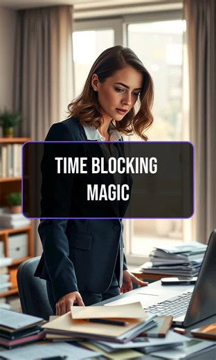 Master your day with time blocks! #TimeManagement #LifeProTip #Productivity
