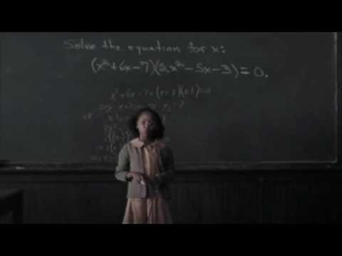 Hidden Figures - solving polynomials in factored form