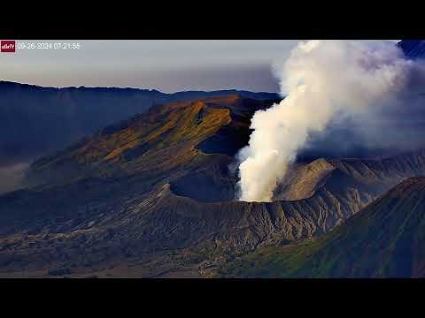 Sep 26, 2024: Bromo Volcano Releasing Heavy Gases, Indonesia