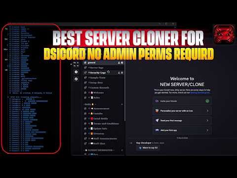 BEST DISCORD SERVER CLONER | NO ADMIN PERMS REQUIRED ⚡ #discord #discordautomation #servercloner #se