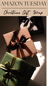 106K views · 25 reactions | Which Amazon wrapping paper is your favorite?! I can’t decide between the green and brown. The green paper is a little bit smaller than the average size wrapper paper roll just fyi! Shop them on my storefront or in the LTK app! Comment “gift wrap” for links sent straight to your inbox! #meandmrjones Amazon Christmas decor, Amazon gift wrapping, Christmas gift wrapping, modern Christmas decor | Me & Mr. Jones | Facebook
