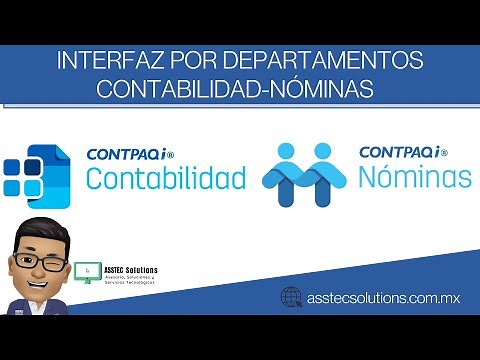 INTERFAZ POR DEPARTAMENTOS CONTABILIDAD - NÓMINAS CONTPAQi