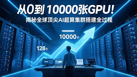【深度解密】从0到10000张GPU：超大规模AI集群部署实战