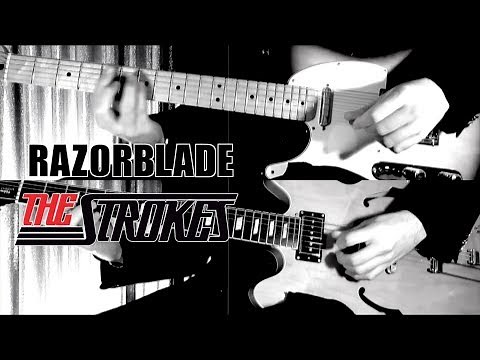 Razorblade - The Strokes ( Guitar Tab Tutorial & Cover )