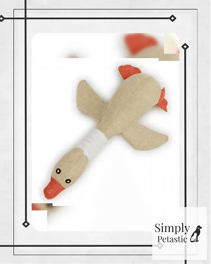 Squeaky Plush Duck Goose Soft Pet Dog Toy