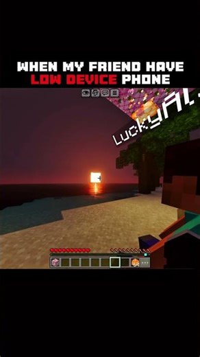 You have a low device friend #minecraft #minecraftshorts #friend #lordshadow