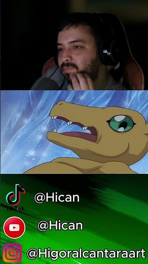 Agumon vs Yukidarumon !!! Digimon adventure