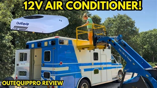 12V air conditioner installation made simple in an ambulance