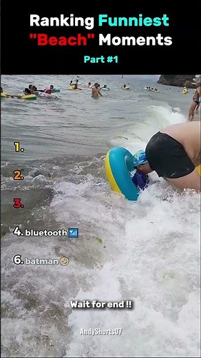 Ranking the Funniest Beach Fails of All Time 🏆 #funny #beachfails #ranking #trending #fail