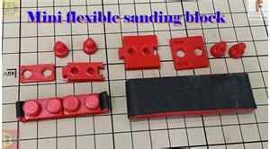 mini flexible sanding block (upgraded version) #3DThursday #3DPrinting