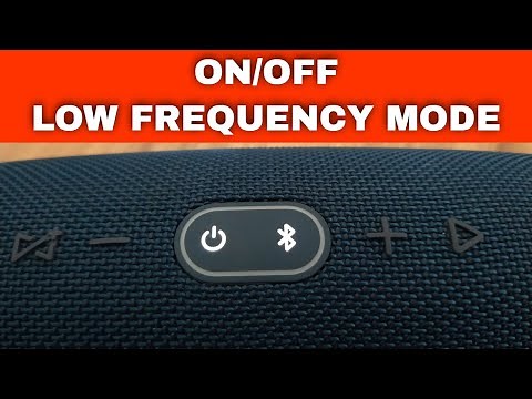 HOW TO ENABLE LOW FREQUENCY MODE (JBL SPEAKERS)