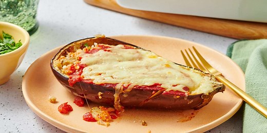 Stuffed Eggplant Parmesan