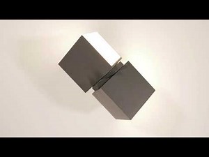 Lutec Cuba Drehbare LED-Außenwandleuchte IP54 Anthrazit