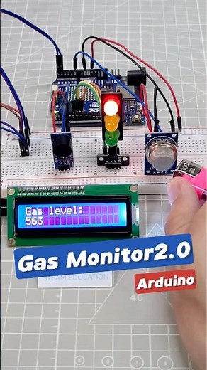 How to Build a Gas Level Warning System with Arduino #arduino #arduinoproject