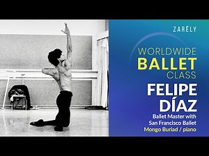 Felipe Diaz, Ballet Master with San Francisco Ballet. Professional/Advanced ballet class