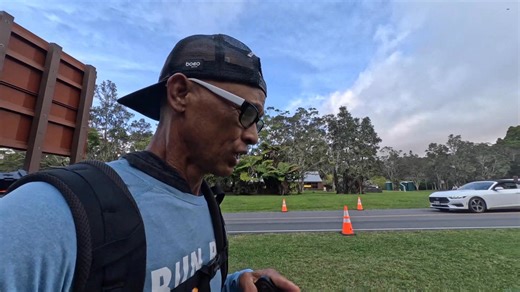 Running the volcano while it's erupting is epic Big Island Running Company Everything Hawaii #trailrunning #bigisland #hawaii | Solomon David Singson