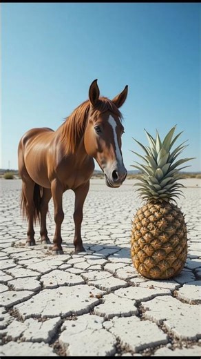 A Horse Saved a Pineapple Plant… But What Happened Next Will Break Your Heart 💔 #shorts #shortsfeed
