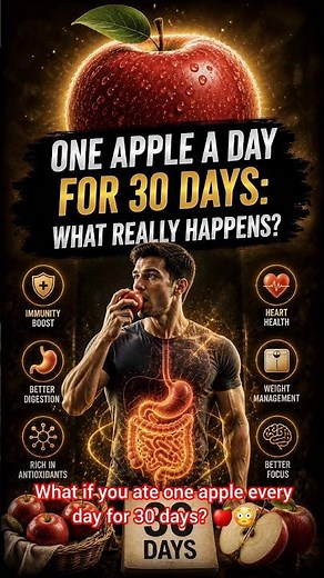 Eat 1 Apple Every Day for 30 Days… Here’s What Happens! 🍎😳