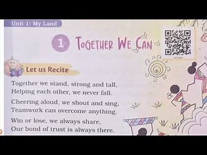 Together We Can|Class 4|English|Chapter 1|Poem|Santoor|Unit 1|My land|Full Chapter Explanation