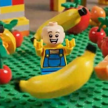 Funny Lego Baby Adventures: Fruits, Cars, and Butterflies! 🦋#Lego #CuteBaby #stopmotion