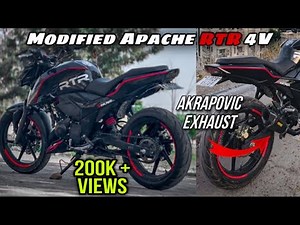 Modified Apache RTR 160 4v | Loud Exhaust