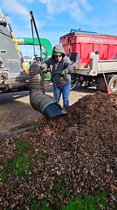 🚨 You have never seen anything like The Mulch Mule before. 🍂 It not only vacuums them up, it also shreds them for maximum compaction. 🍃 @themulchmule @mulch_mule_drew Partner 💪🏼 | Spencer Lawn Care & Life