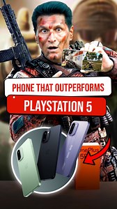 Phone That Outperforms PlayStation 5😲🤯 This phone can run two games at the same time at 165 FPS. Yes 165 Frames Per Second!!! Share this with anyone who thinks phones can’t compete with gaming consoles. This is the OnePlus 15R It is powered by the world’s first Snapdragon 8 Gen 5 processor, co-tuned with OnePlus and Qualcomm, plus the OP Gaming Core with a dedicated Touch Response Chip, G2 Wi-Fi chip and 360° Cryo Velocity Vapor Chamber. Under the hood it has a massive 7400mAh battery with 80W