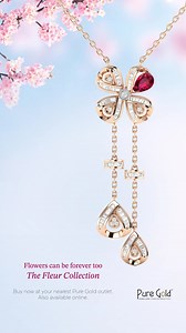 Pure Gold’s Fleur Collection, where gold and gemstones bloom into timeless elegance. | Pure Gold Jewellers