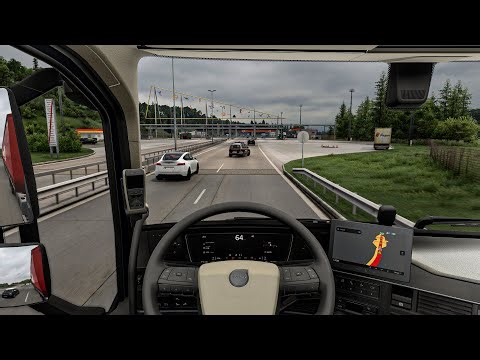 4K Ultra Graphics Euro Truck Simulator 2 Gameplay | Snowymoon Snow Mod | Realistic Driving 2026