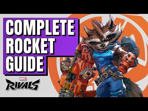 Complete Rocket Raccoon Guide - Healing, Buffing, Dashing, And More | Marvel Rivals