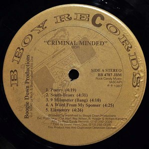Boogie Down Productions - Criminal Minded
