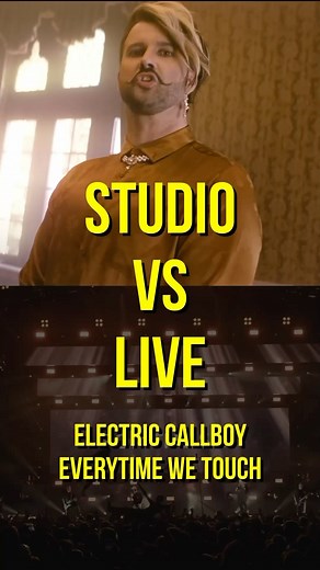 215K views · 2K reactions | STUDIO VS LIVE - EVERYTIME WE TOUCH | Electric Callboy | Facebook