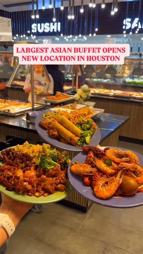 Known as one of the largest Asian buffets in the nation, Lin's Grand Buffet has opened its new 9,000-square-foot space in Northwest Houston. Here, patrons can enjoy a Mongolian grill, sushi bar, as well as live cooking stations, a Cajun-style seafood boil, and more!😋⁠ 📸@thehoustontourist | Secret Houston