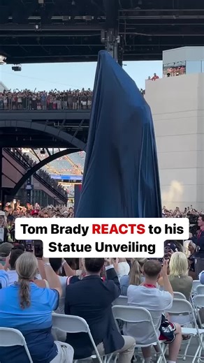 Tom Brady's Reaction to His Statue at Gillette Stadium