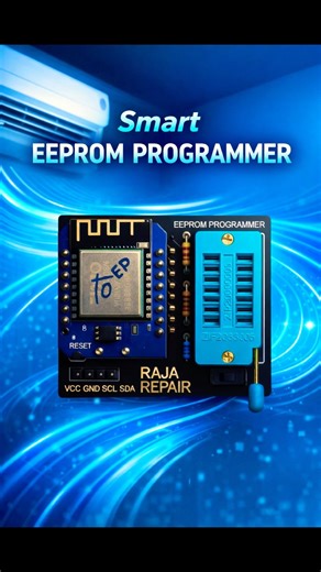Fix AC EE Error #eeprom #programmer #repair #EE #acpcbrepair #acrepair #pcbrepair #tools #inverterac