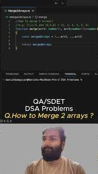 How to Merge Two Arrays using Typescript ?