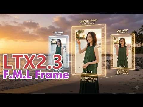 How to Perfect Control LTX 2.3 AI: First & Last Frame Guide|The Secret Nodes For AI Video Control