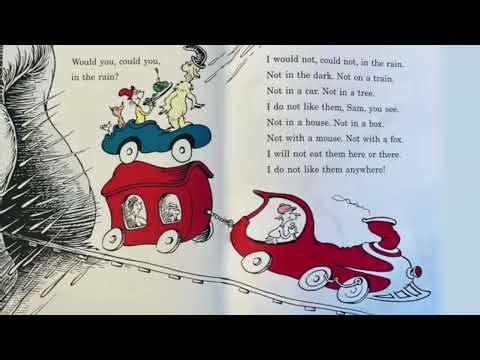 🍳Green Eggs and Ham by Dr. Seuss (kids books read aloud)