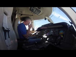 Private Jet flight into Denver International from Eagle- Great scenery