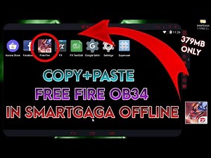 How TO Add Free Fire APK And OBB In SmartGagaga Emualtor || How to Install Free Fire in Smartgaga