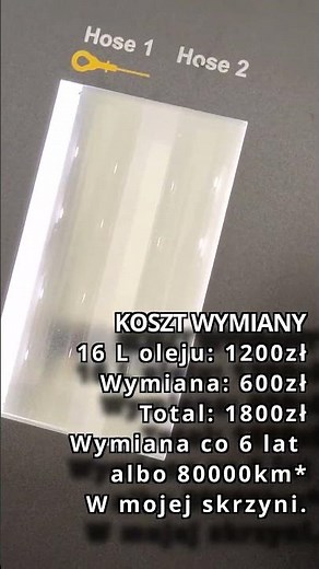 Wymiana oleju w skrzyni biegów.