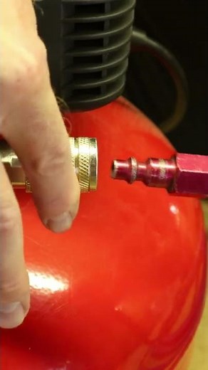 How to Hook Up an Air Compressor Hose #shorts