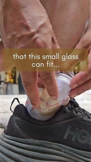 Shot glass popped out of my sock — cheers ready! 🧦🥃✨ @pyrexhome #glassvibes #sockstyle #sipgram