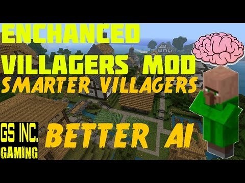 Enhanced Villagers Mod Showcase- SMARTER VILLAGERS