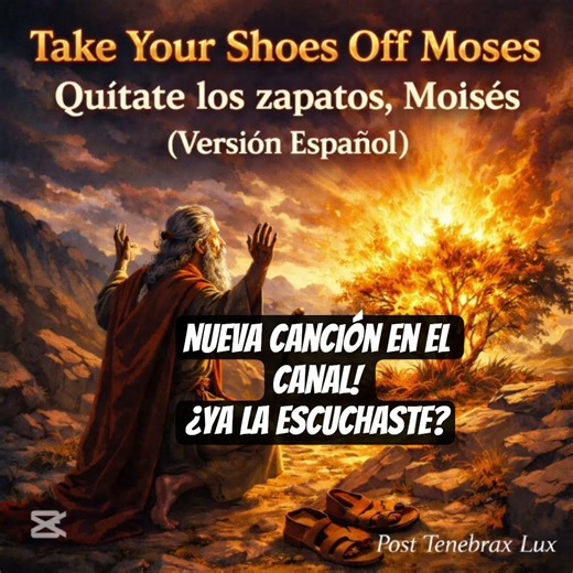 Take your shoes off moses (versión español) #cover "Cristo