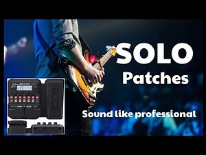 Zoom Gx1 four Lead tone/Solo patches || For soloing and tapping