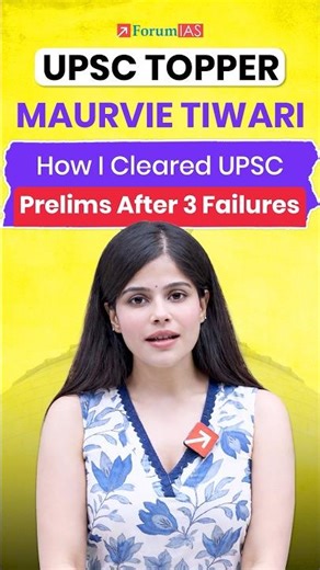 3 Failures, Still Became IAS– How Maurvie Tiwari Finally Cracked UPSC | Rank 90
