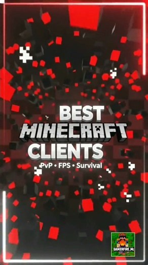 Best Minecraft Clients for PvP, FPS & Survival! 🚀 | #minecraft #shorts