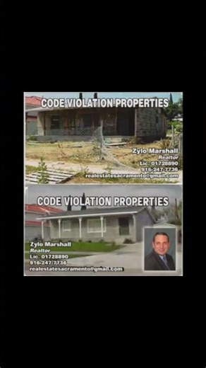 Here is my 2006 business card for Code Violation Properties and my Keller Williams Realty business.