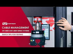 Quick Tips for Testing | Cable Management on 3400 and 6800 Series Systems